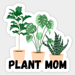 Plant Mom Sticker